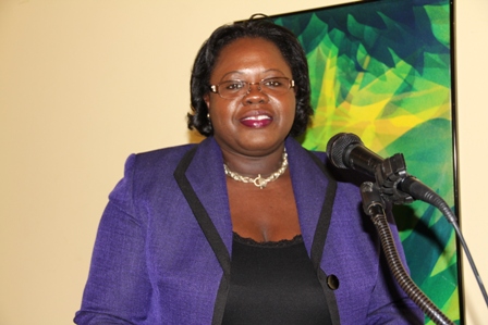 A section of women attending the Pre-International Women’s Day Symposium hosted by the Social Services Department at Mount Nevis on March 5th, 2013